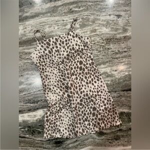 Forever 21 Animal Print Strappy Dress